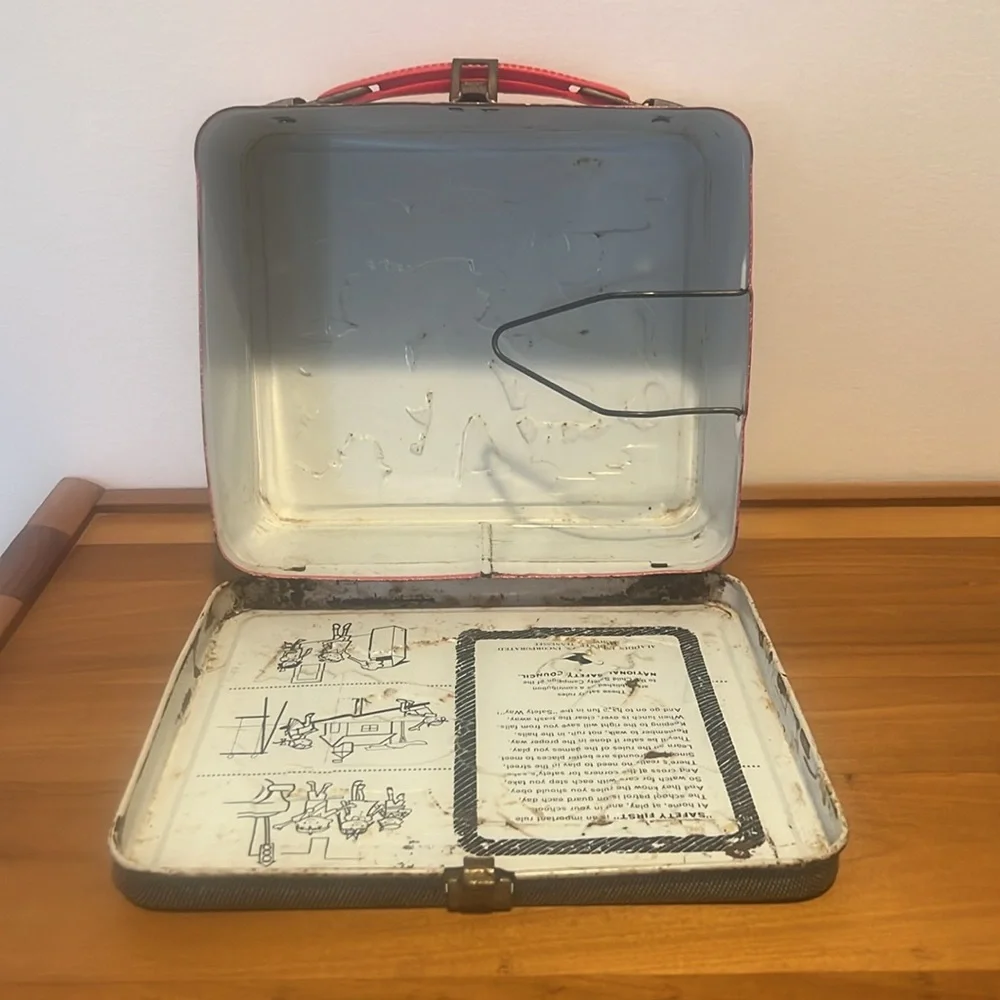 Raggedy Ann and Andy Vintage METAL SCHOOL LUNCHBOX  - 1973 vintage original - Picture 7 of 12